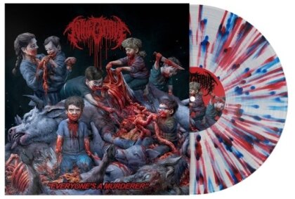 To The Grave - Everyone's A Murderer (Blood/White/Blue Splatter Vinyl, LP)