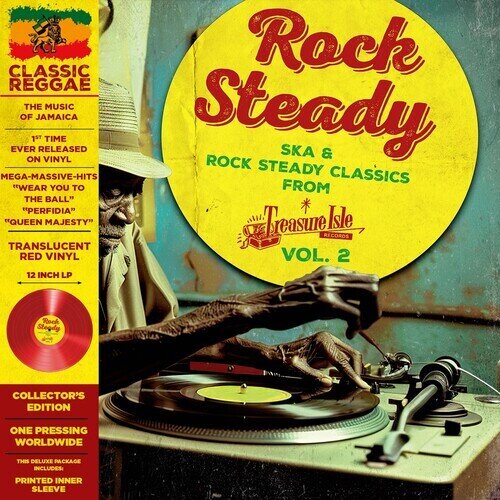 Rock Steady - Ska & Rock Steady Classics From Treasure Isle V. 2 2024 Reissue, Deluxe Edition, Remastered, Red Vinyl, LP
