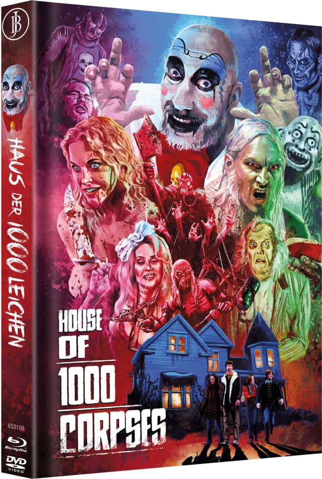 House of 1000 Corpses (2003) Cover B, Limited Edition, Mediabook, Uncut, Blu-ray + DVD