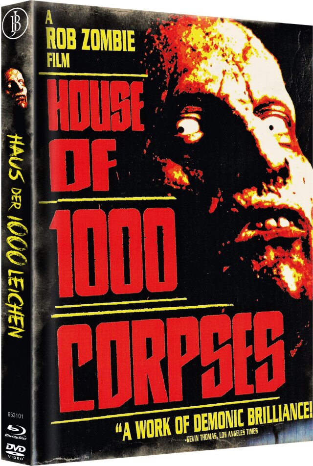 House of 1000 Corpses (2003) Cover C, Limited Edition, Mediabook, Uncut, Blu-ray + DVD
