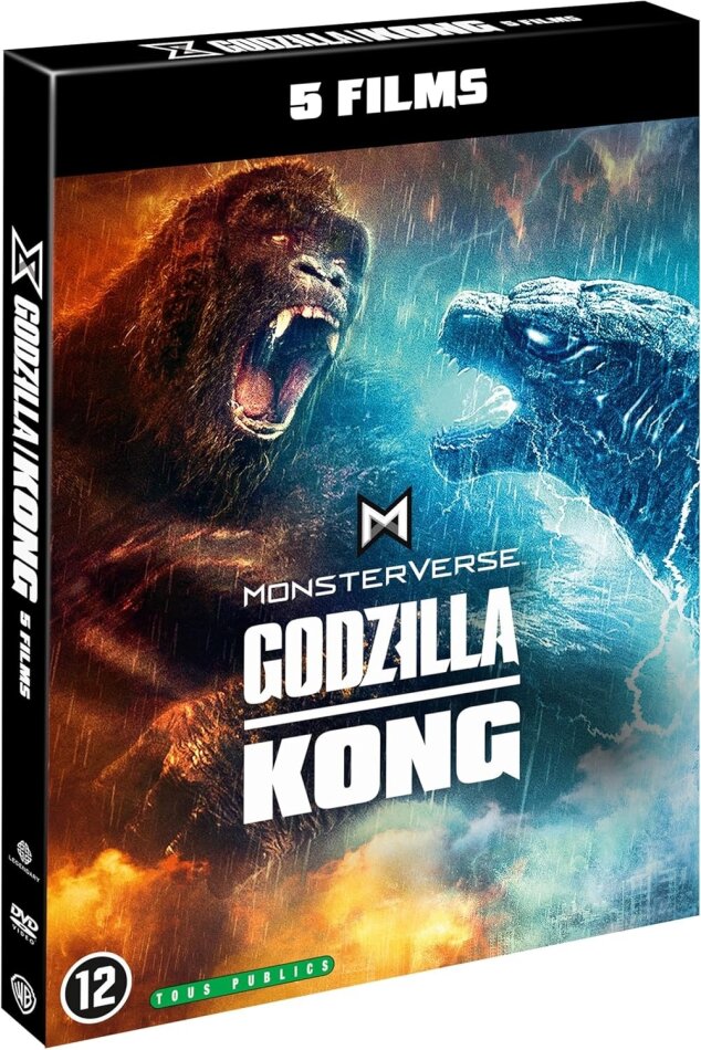 Godzilla / Kong - MonsterVerse - 5 Films 5 DVD