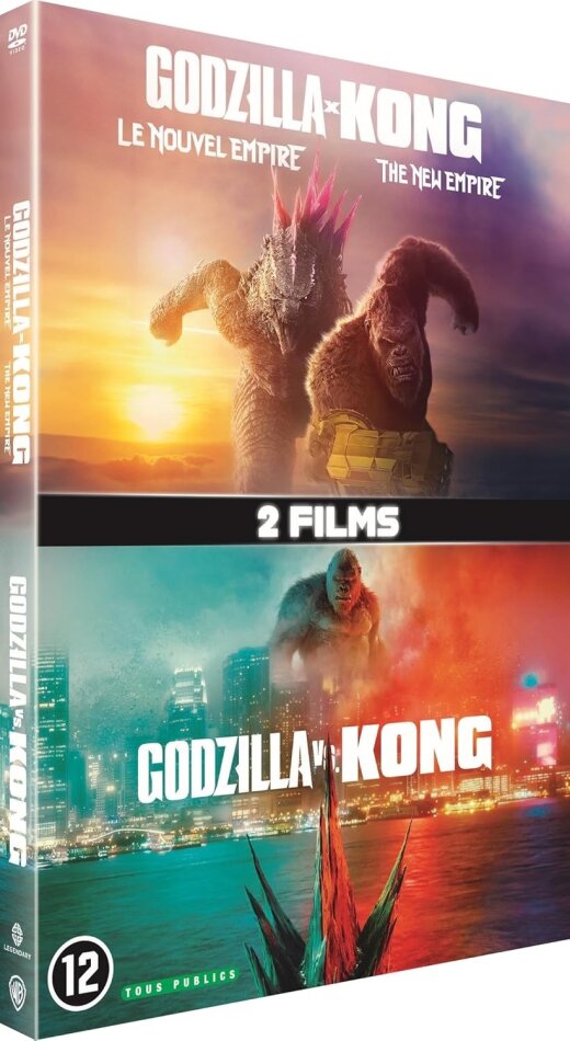 Godzilla x Kong : Le Nouvel Empire (2024) / Godzilla vs. Kong (2021) 2 DVD