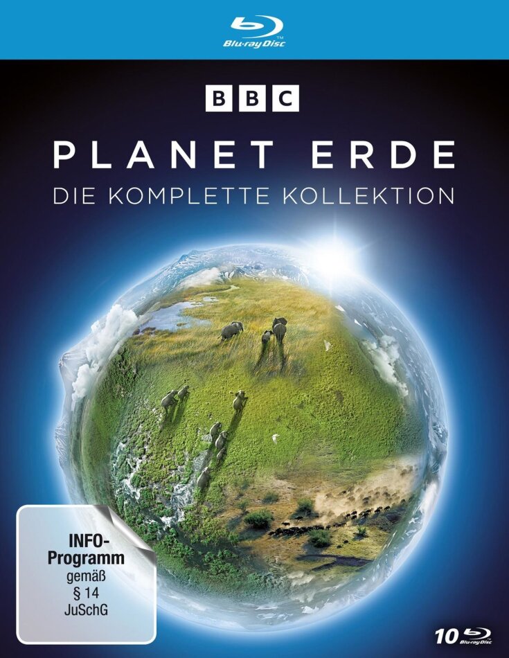 Planet Erde 1-3 - Die komplette Kollektion BBC, 10 Blu-rays