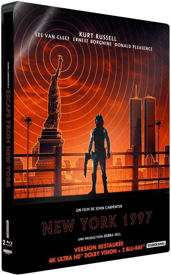 New York 1997 (1981) Édition Limitée, Version Restaurée, Steelbook, 4K Ultra HD + 2 Blu-ray