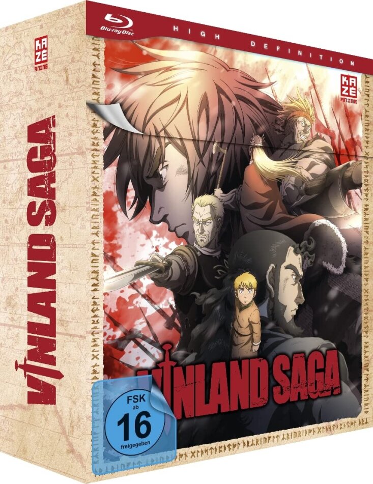 Vinland Saga - Staffel 1 Gesamtausgabe, 4 Blu-rays