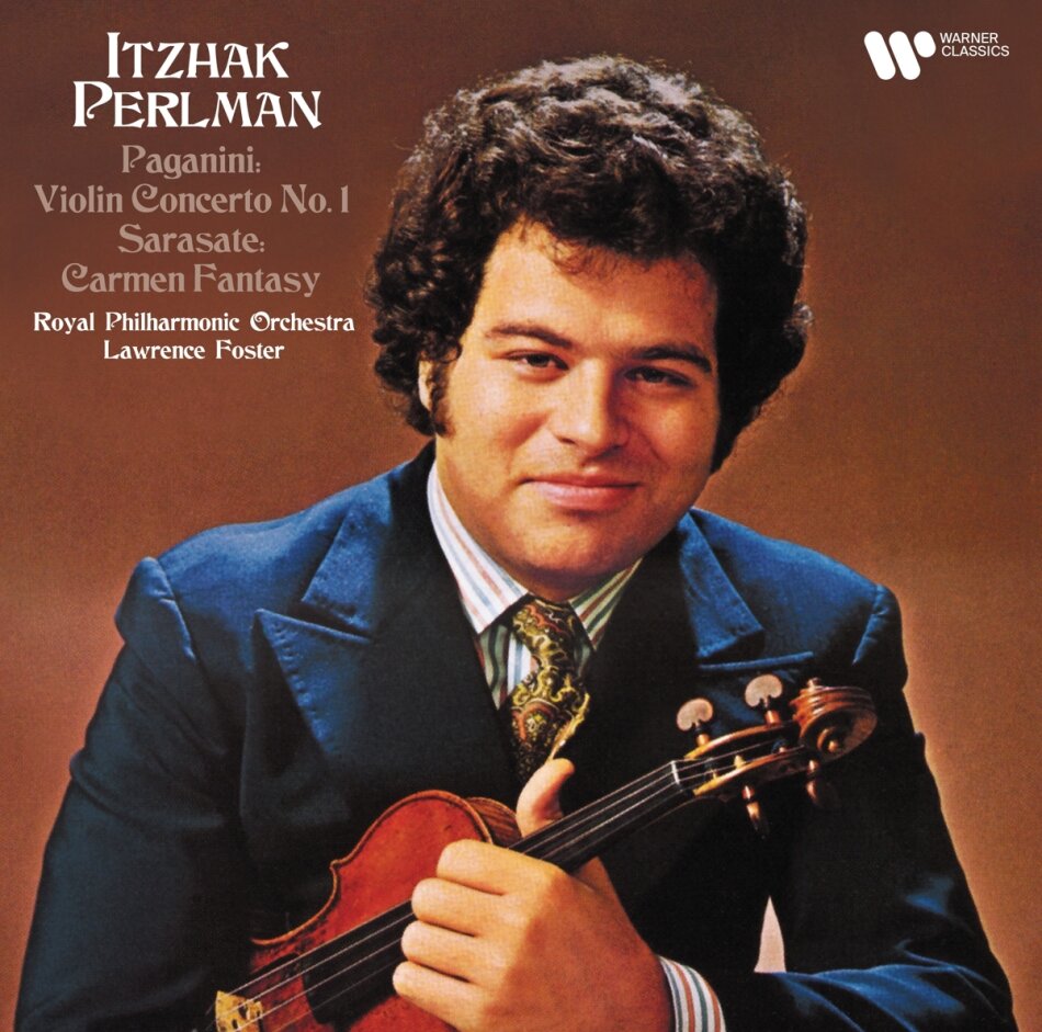 Niccolò Paganini (1782-1840), Lawrence Foster, Itzhak Perlman & Royal Philharmonic Orchestra - Violin Concerto No. 1 LP