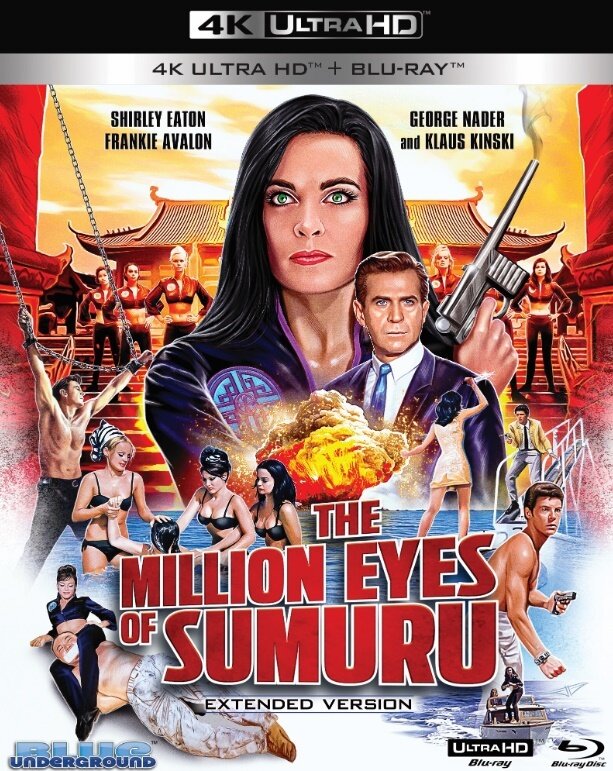 The Million Eyes Of Sumuru (1967) Extended Edition, 4K Ultra HD + Blu-ray