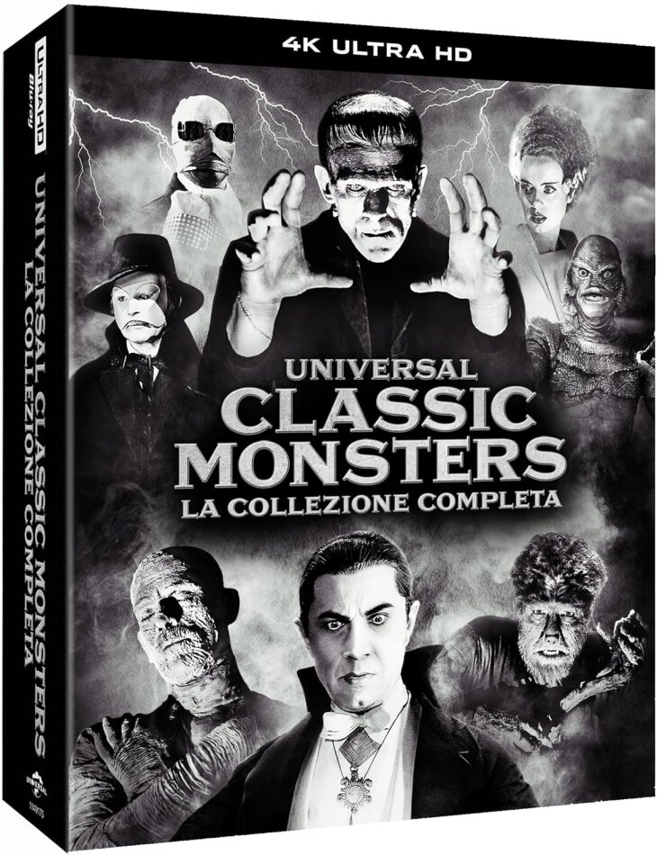 Universal Classic Monsters - La Collezione Completa s/w, 8 4K Ultra HDs