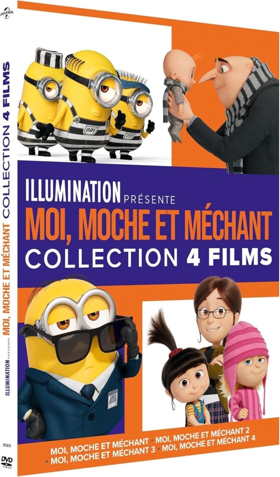 Moi, moche et méchant 1-4 - Collection 4 Films 4 DVDs