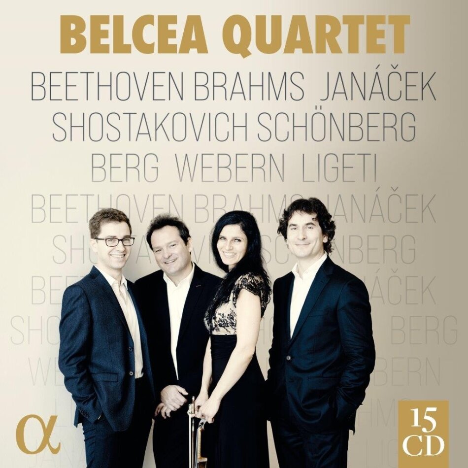 Belcea Quartet, Ludwig van Beethoven (1770-1827), Alban Berg (1885-1935), Anton von Webern (1883-1945), … - Alpha Classics Complete Recordings 15 CDs