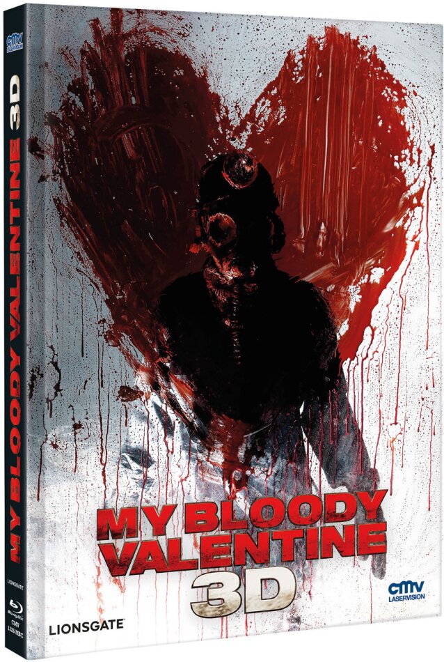 My Bloody Valentine 3D (2009) Cover C, Limited Edition, Mediabook, Uncut, Blu-ray 3D (+2D) + DVD