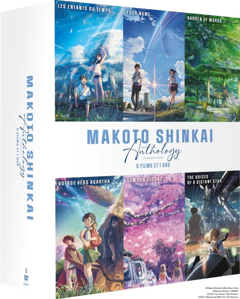 Makoto Shinkai Anthology - 5 Films et 1 OAV 5 DVDs