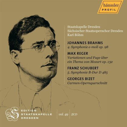 Georges Bizet (1838-1875), Franz Schubert (1797-1828), Max Reger (1873-1916), Karl B&ouml;hm & Herbert Blomstedt - Edition Staatskapelle Dresden, Vol. 49 - Karl B&ouml;hm (2 CDs)