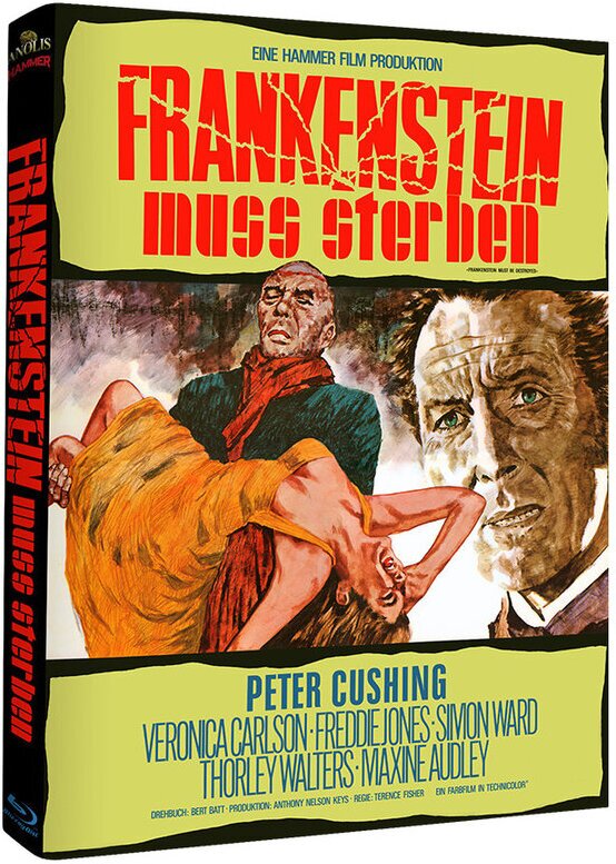 Frankenstein muss sterben (1969) Cover A, Hammer Edition, Limited Edition, Mediabook
