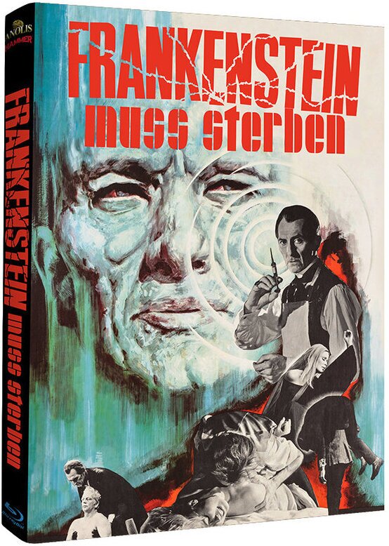 Frankenstein muss sterben (1969) Cover B, Hammer Edition, Limited Edition, Mediabook