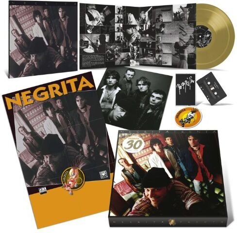 Negrita - Negrita Trenta Gold Colored Vinyl, LP + CD + Audiokassette