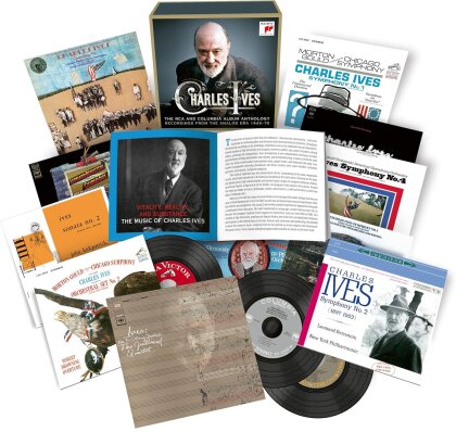Charles Ives (1874-1954) - Charles Ives - The Album Anthology 1945-1976 (22 CDs)
