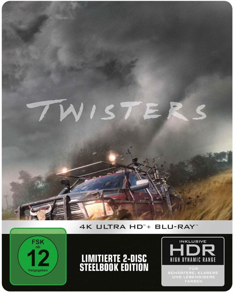 Twisters (2024) Limited Edition, Steelbook, 4K Ultra HD + Blu-ray