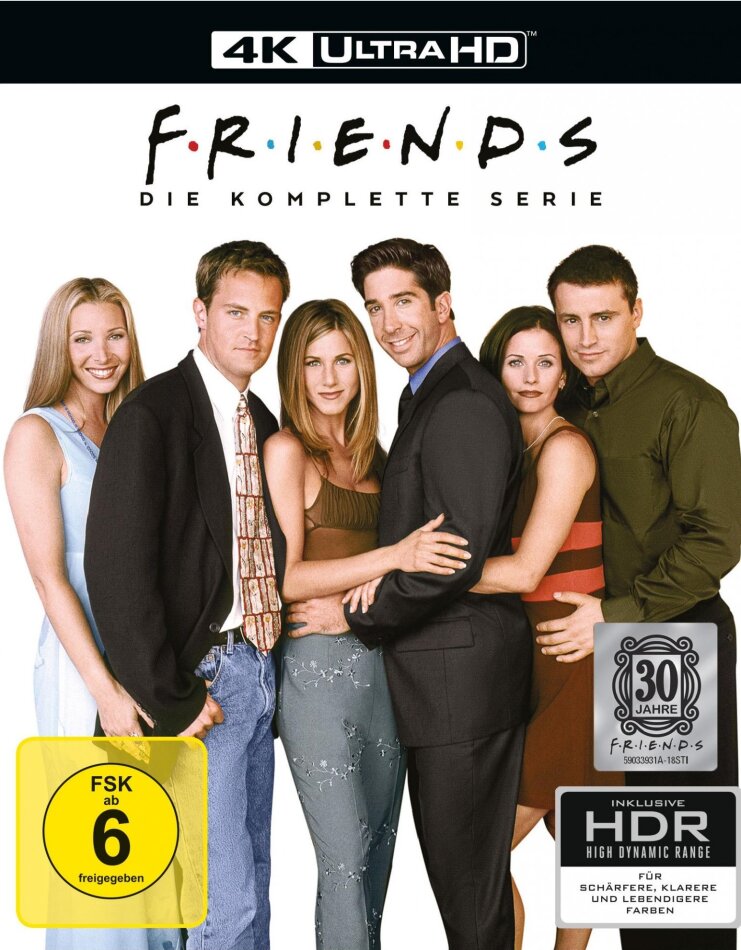 Friends - Die komplette Serie 30th Anniversary Edition, 25 4K Ultra HDs