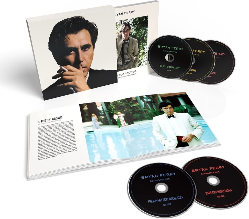 Bryan Ferry (Roxy Music) - Retrospective: Selected Recordings 1973-2023 Box, Deluxe Edition, Limited Edition, 5 CDs