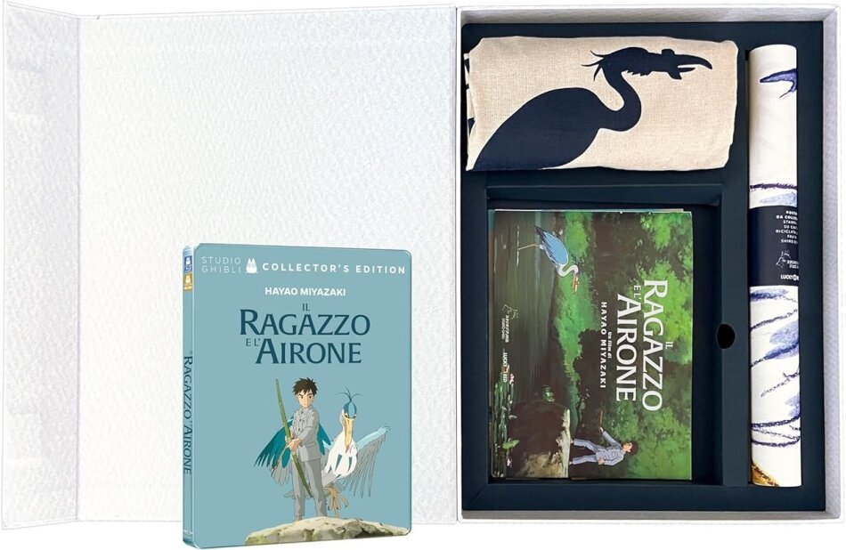 Il ragazzo e l'airone (2023) Limited Edition, Special Collector's Edition, Steelbook, 4K Ultra HD + Blu-ray