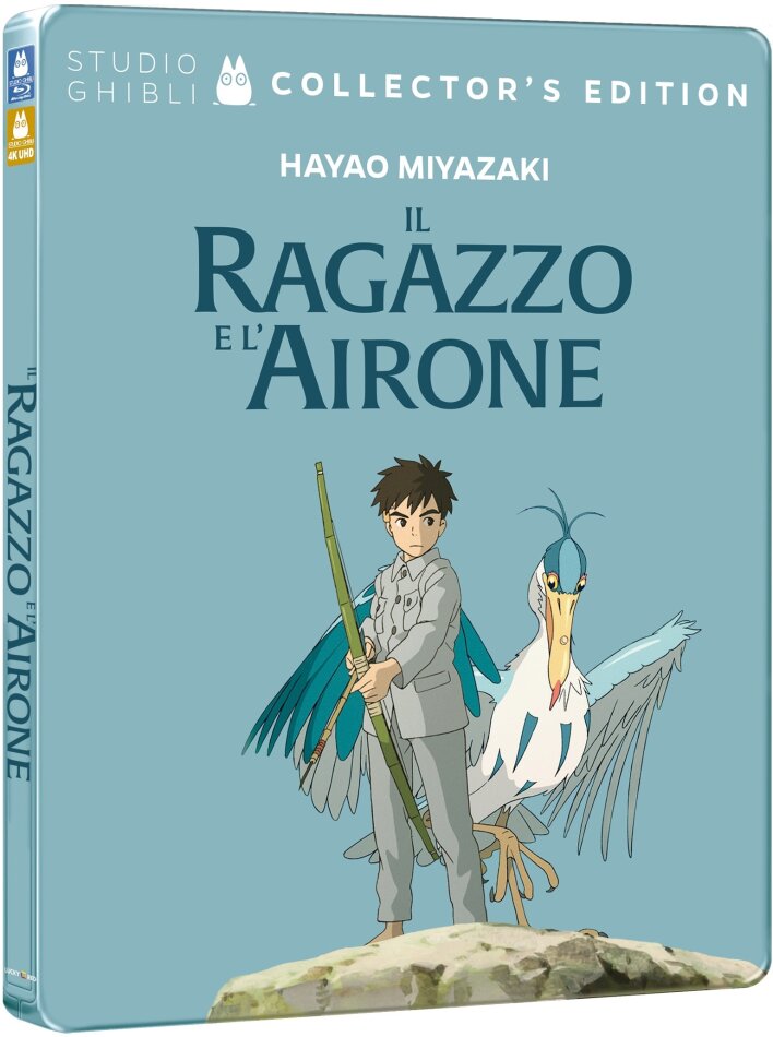 Il ragazzo e l'airone (2023) Limited Collector's Edition, Steelbook, 4K Ultra HD + Blu-ray