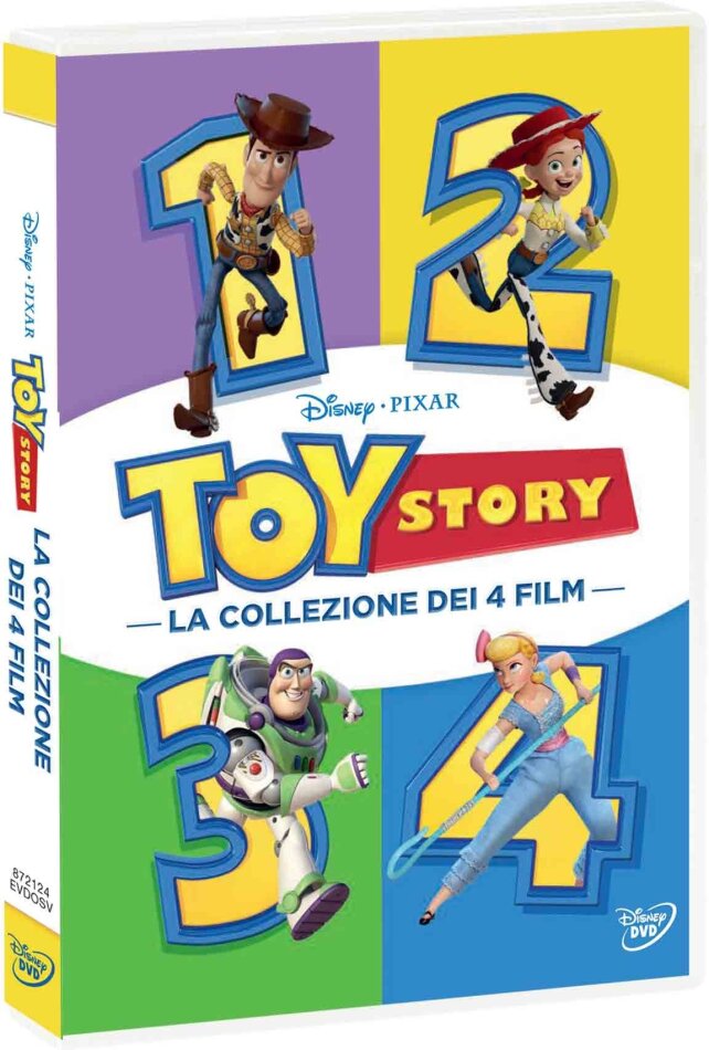 Toy Story 1-4 - La Collezione dei 4 Film Neuauflage, 4 DVDs