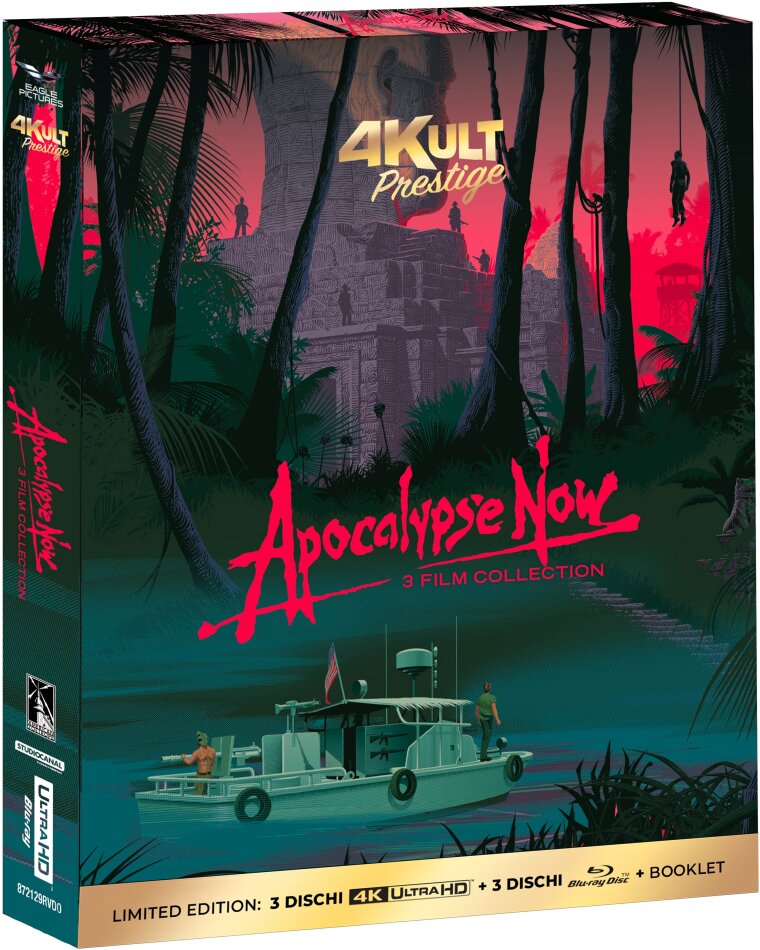 Apocalypse Now - 3 Film Collection (1979) 4Kult Prestige, Limited Edition, 3 4K Ultra HDs + 3 Blu-rays