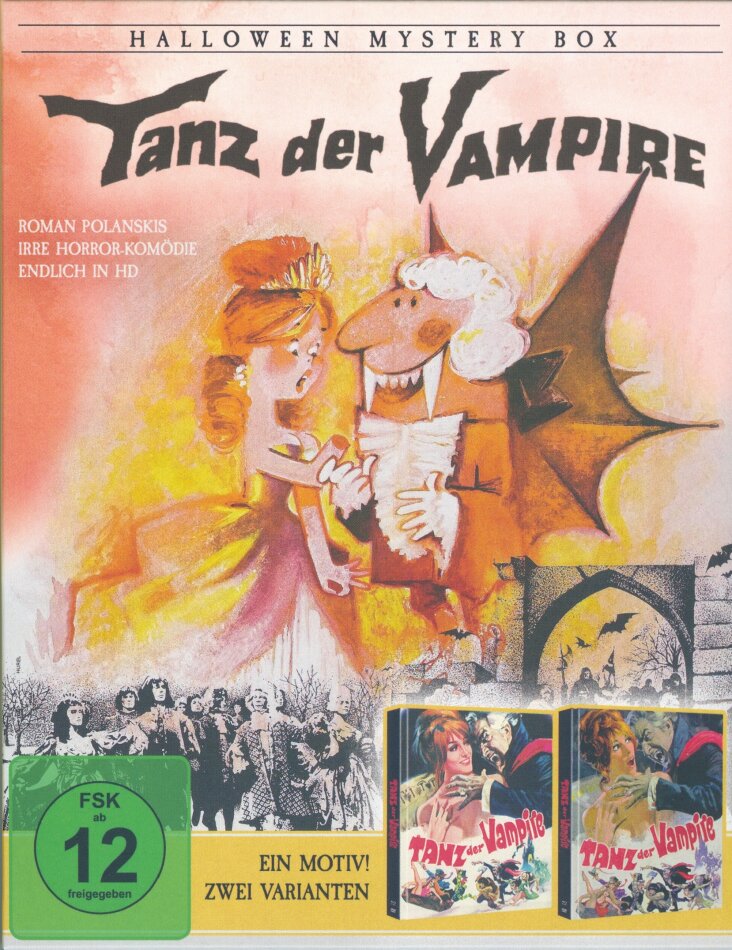 Tanz der Vampire (1967) Cover C, Schuber, Halloween Mystery Box, Limited Edition, Mediabook, Blu-ray + DVD