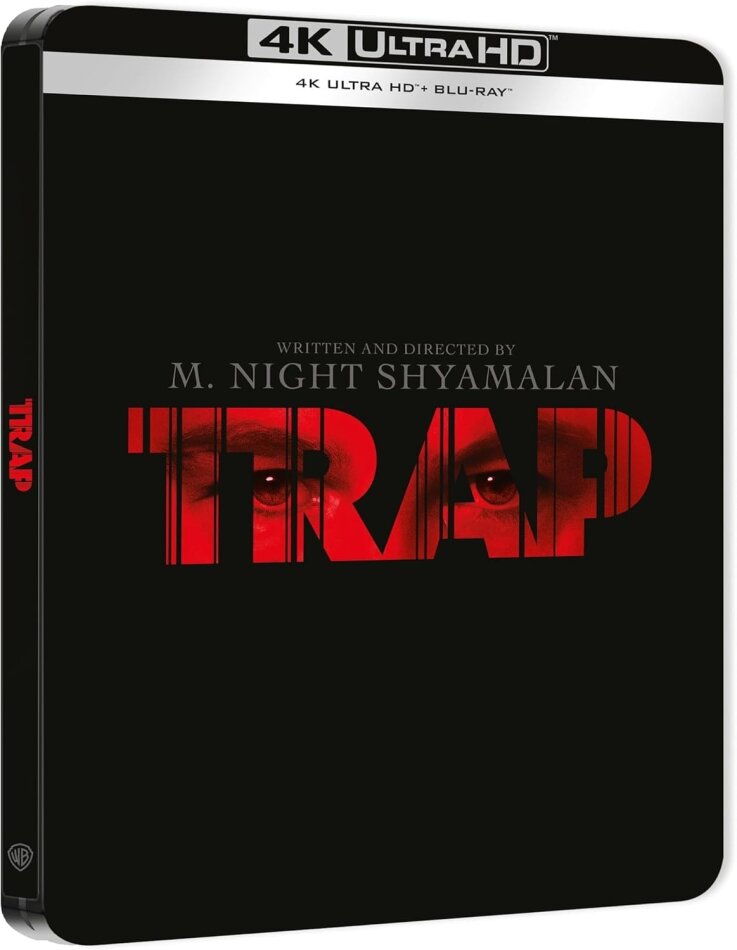 Trap (2024) Limited Edition, Steelbook, 4K Ultra HD + Blu-ray