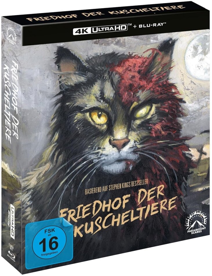 Friedhof der Kuscheltiere (1989) Schuber, Digipack, Paramount Scares, 35th Anniversary Edition, Limited Collector's Edition, 4K Ultra HD + Blu-ray