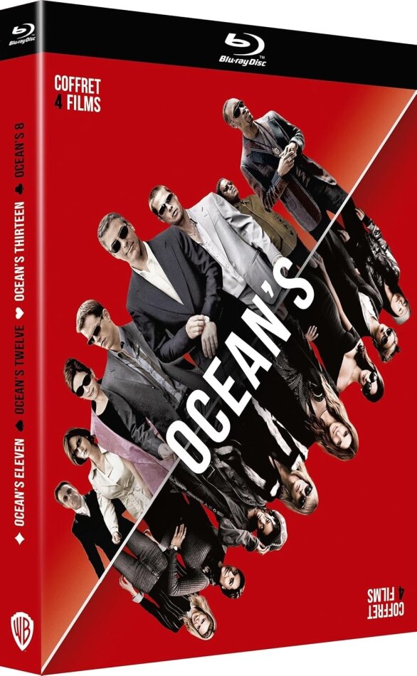 Ocean's Collection - Ocean's 8 / Ocean's 11 / Ocean's 12 / Ocean's 13 4 Blu-rays