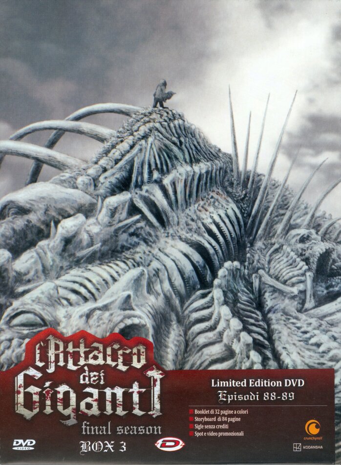 L'Attacco dei Giganti - Final Season - Box 3/3 Schuber, Digipack, Limited Edition, 2 DVDs