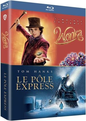 Wonka (2023) / Le P&ocirc;le Express (2004) (2 Blu-ray)
