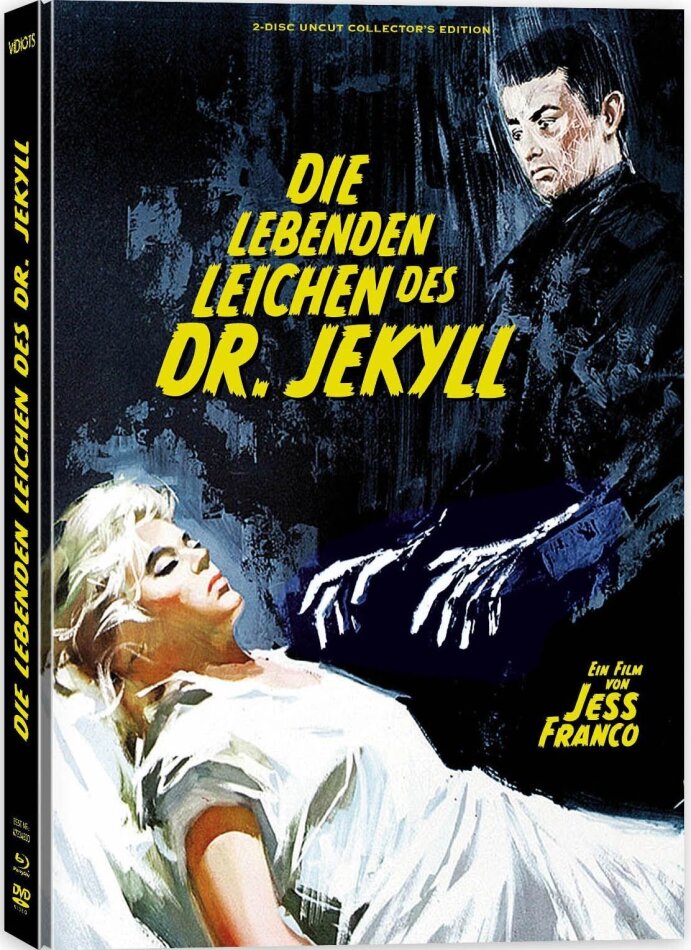 Die lebenden Leichen des Dr. Jekyll (1964) Cover A, Limited Collector's Edition, Mediabook, Uncut, Blu-ray + DVD