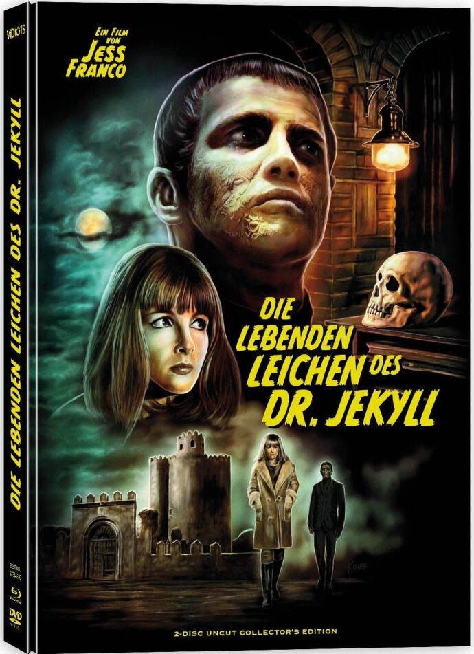 Die lebenden Leichen des Dr. Jekyll (1964) Cover B, Limited Collector's Edition, Mediabook, Uncut, Blu-ray + DVD