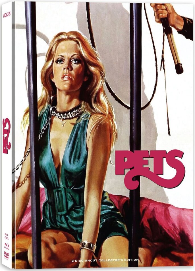 Pets (1973) Cover C, Limited Collector's Edition, Mediabook, Uncut, Blu-ray + DVD