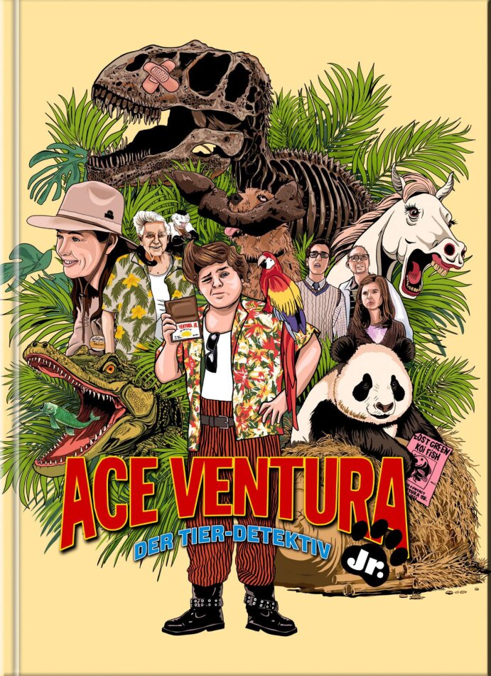 Ace Ventura Jr. - Der Tier-Detektiv (2009) Cover B, Limited Edition, Mediabook, Blu-ray + DVD