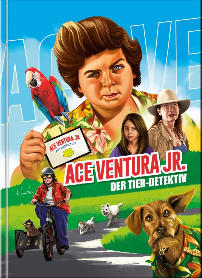 Ace Ventura Jr. - Der Tier-Detektiv (2009) Cover C, Limited Edition, Mediabook, Blu-ray + DVD