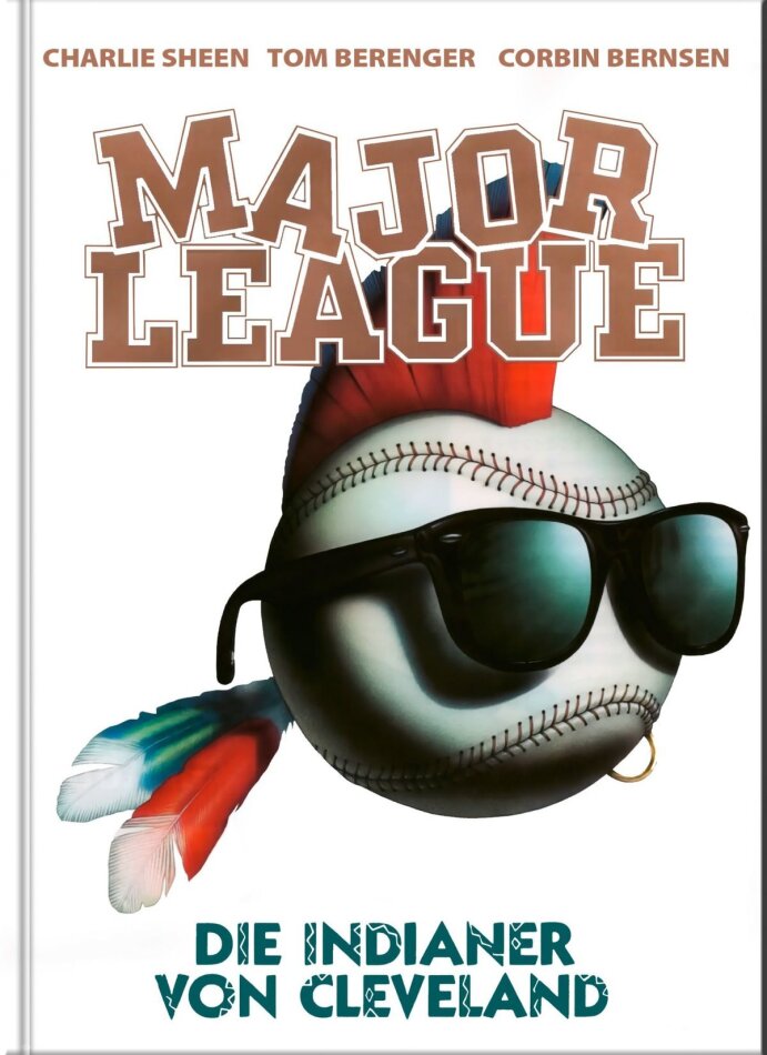 Major League - Die Indianer von Cleveland (1989) Cover B, Limited Edition, Mediabook, Uncut, Blu-ray + DVD