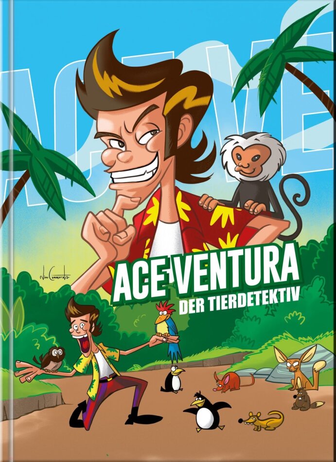 Ace Ventura: Der Tierdetektiv - Die komplette Serie: Season 1-3 Cover B, Limited Edition, Mediabook, 2 Blu-rays