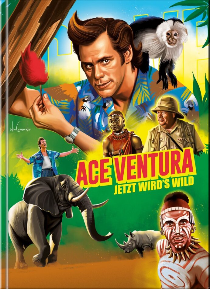 Ace Ventura 2 - Jetzt wird's wild (1995) Cover C, Limited Edition, Mediabook, Blu-ray + DVD