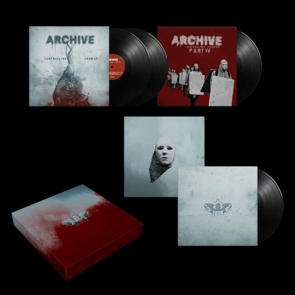 Archive - Controlling Crowds (Parts I-IV) 2024 Reissue, Boxset, Pias, 4 LPs