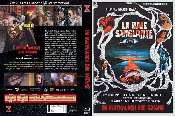 La Baie sanglante (1971) Cover D, The X-Rated Eurocult Collection, Limited Edition, Mediabook, 2 Blu-rays