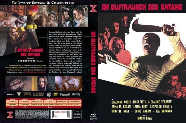 Im Blutrausch des Satans (1971) Cover G, The X-Rated Eurocult Collection, Limited Edition, Mediabook, 2 Blu-rays