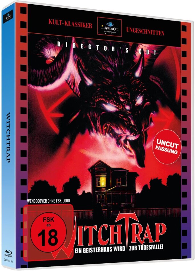Witchtrap - Ein Geisterhaus wird zur Todesfalle (1989) Full Sleeve Scanavo-Box, Classique Cult UNCUT, Astro Design, Édition Limitée