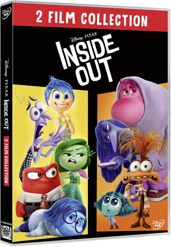Inside Out (2015) / Inside Out 2 (2024) - 2 Film Collection 2 DVDs