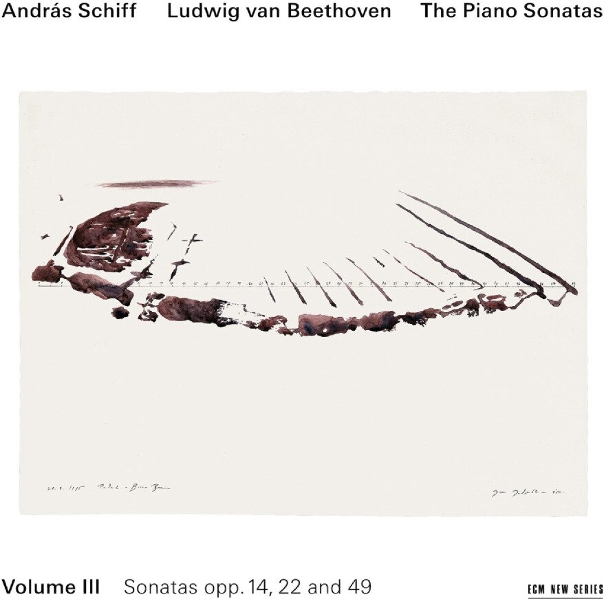 Andras Schiff & Ludwig van Beethoven (1770-1827) - The Piano Sonatas Volume III - Sonatas opp. 14, 22 and 49 2024 Reissue, Universal Japan, Japan Edition
