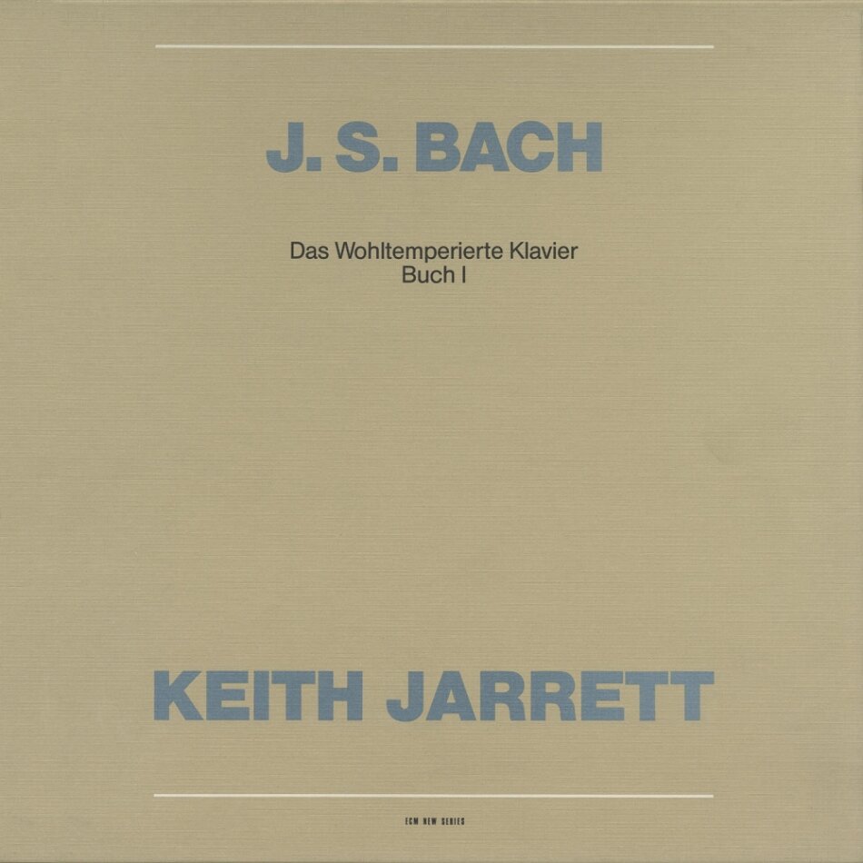 Johann Sebastian Bach (1685-1750) & Keith Jarrett - Das Wohltemperierte Klavier - Buch I 2024 Reissue, Universal Japan, Japan Edition