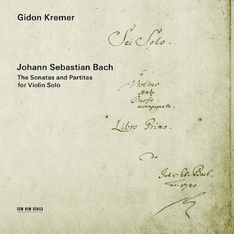 Johann Sebastian Bach (1685-1750) & Gidon Kremer - The Sonatas and Partitas for Violin Solo - Die Sonaten Und Partiten Für Solo Violine Japan Edition, 2024 Reissue, Universal Japan